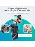 USB-C Snellader - 45W + USB-A 18W - 2m