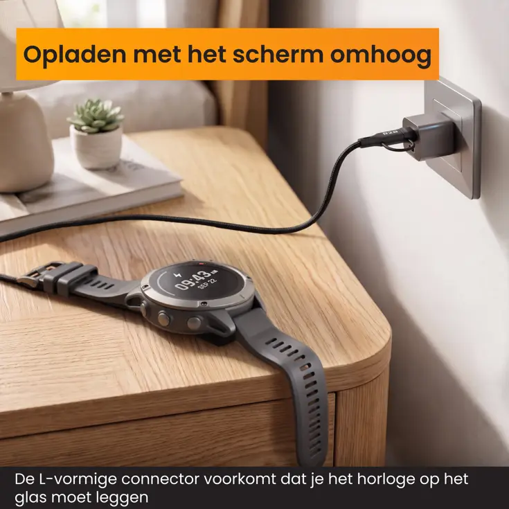 Oplaadkabel geschikt voor Garmin Horloge - 2 m