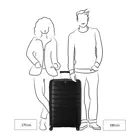 Roncato B-Flying expandable trolley 78 Groen