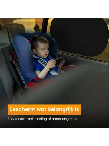Zonnescherm Auto Zijruit - Set van 2