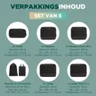 Remodius Packing Cubes Set 8-delig met Compressie