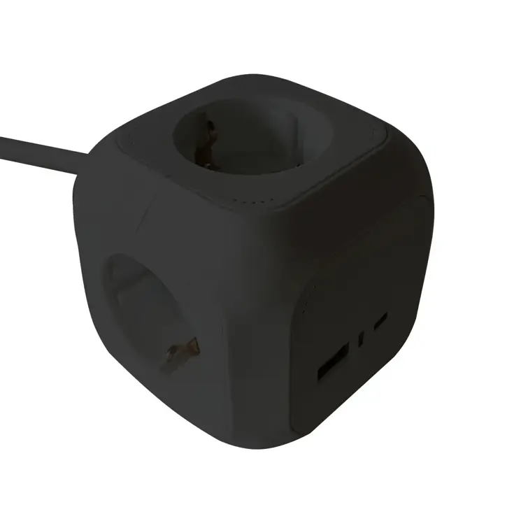 Stekkerdoos 4‑voudig met USB & USB‑C 1,4 m