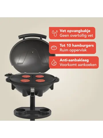 Elektrische BBQ – 2400W – Zwart