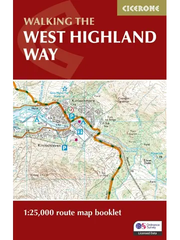 Kaartgids Booklet West Highland Way Map