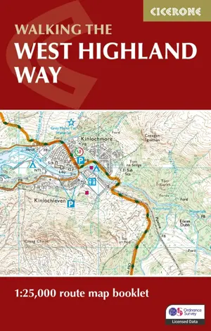 Kaartgids Booklet West Highland Way Map
