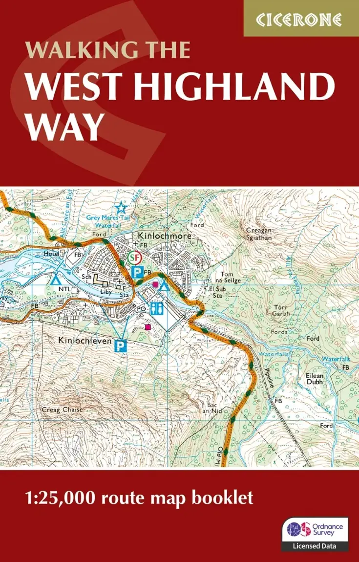 Kaartgids Booklet West Highland Way Map