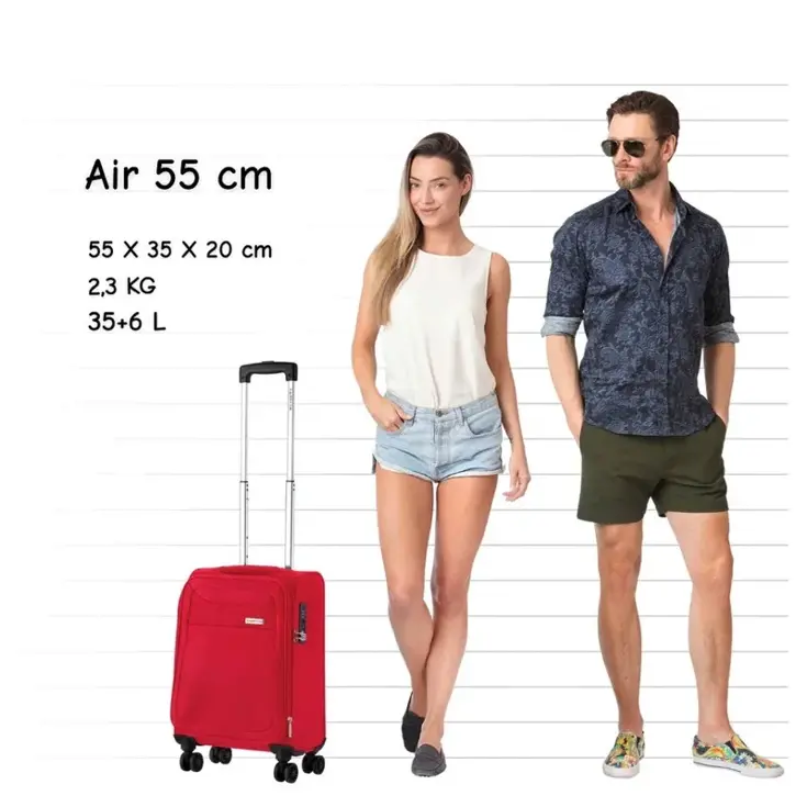 Air Zachte handbagage koffer 55cm