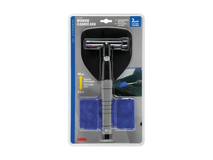 Ruitenreiniger met draaibare arm