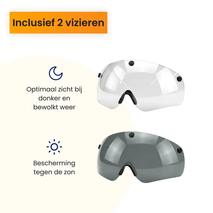 Speed Pedelec Helm + Transparant Vizier