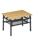 Inklapbare Tuintafel – 65x50 – Bamboe