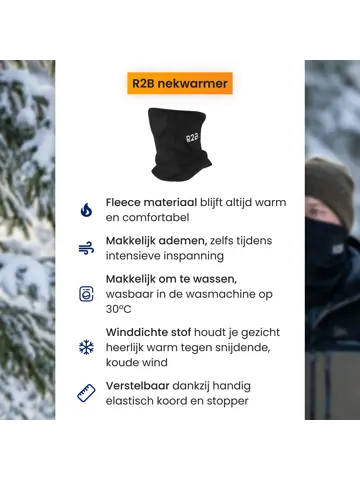 Fleece Nekwarmer Heren & Dames - One Size