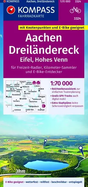Kompass FK3324 Aachen, Dreiländereck 
