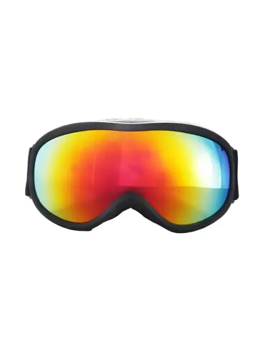 Kinder Skibril - Zwart - Rood spiegelglas