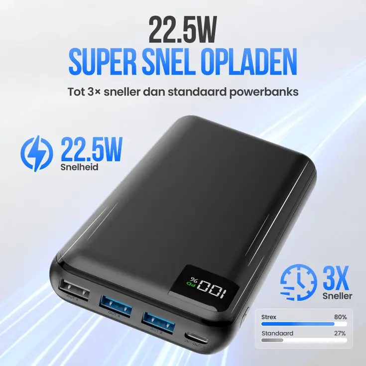 Powerbank 27.000mAh
