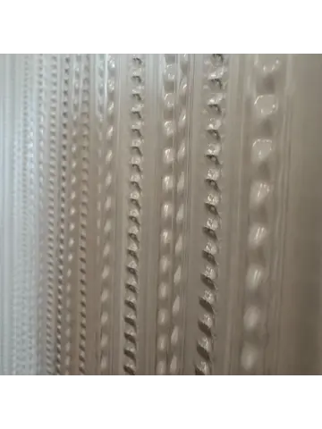 Deurgordijn - 90x220 cm Wit - Pvc -