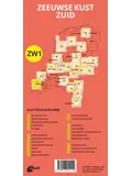 ANWB Fiets en wandelknooppuntenkaart ZW1 Zeeuwse Kust zuid