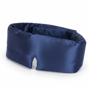 Zijden Slaapmasker - Donkerblauw - PurelyGoods