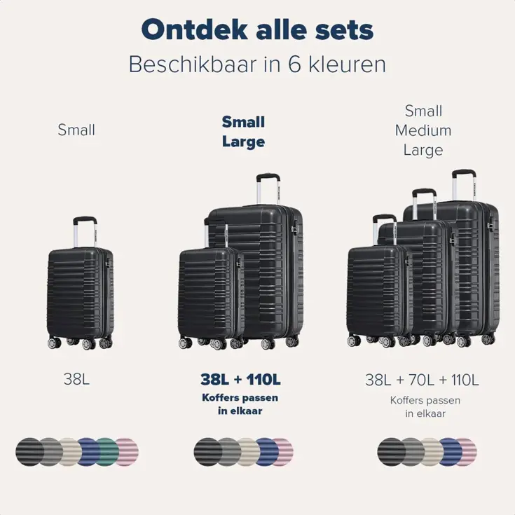 Kofferset – 2 Delig – 38L