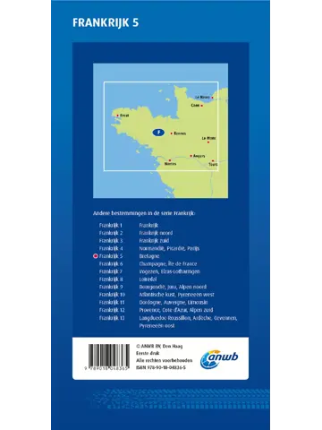 ANWB Wegenkaart Bretagne