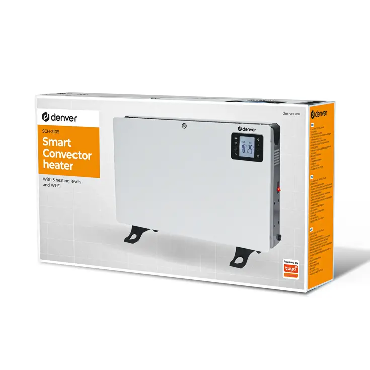 Elektrische verwarming 3-standen App besturing