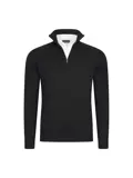 Heren Mock Zip Pullover