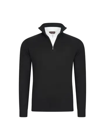 Heren Mock Zip Pullover