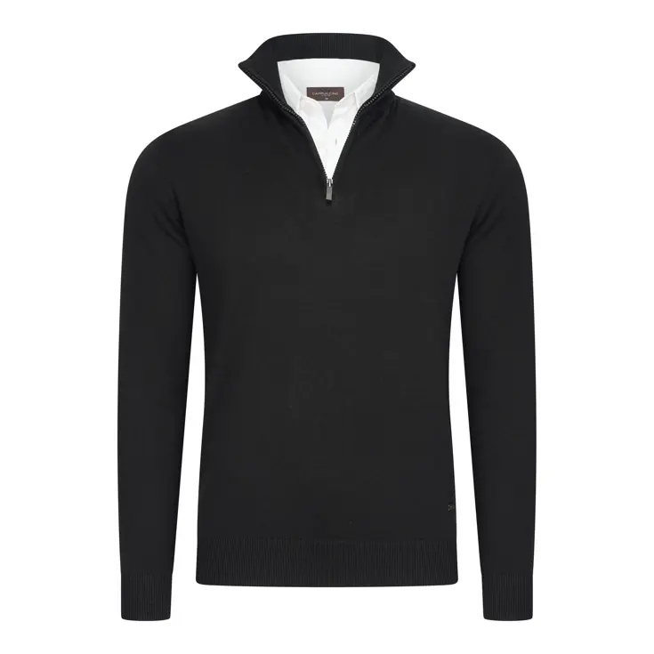 Heren Mock Zip Pullover