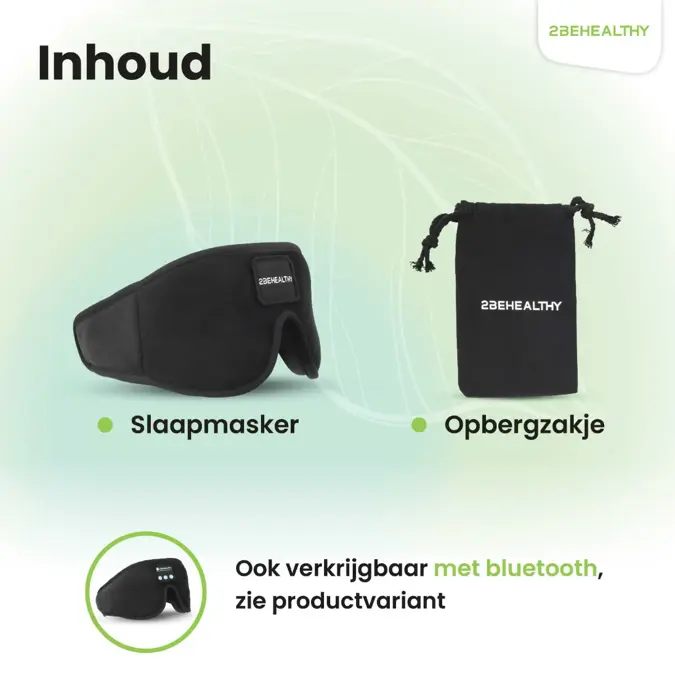 2BEHEALTHY 3D Slaapmasker vrouwen & mannen