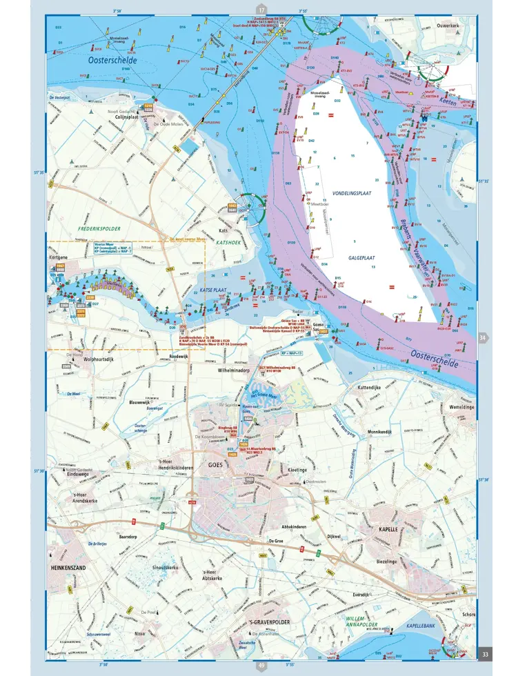 ANWB Wateratlas Nederland Zuid