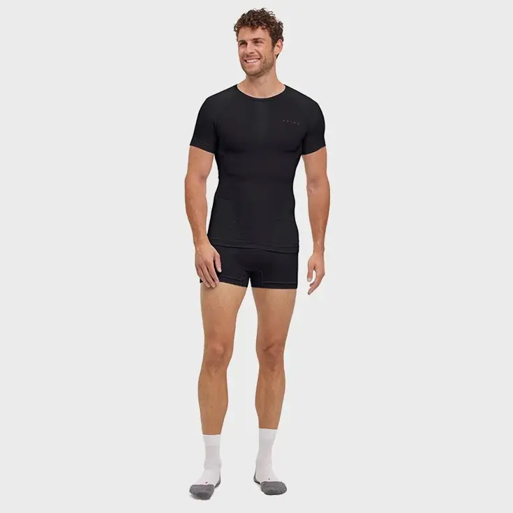 O-hals Thermo Shirt - Heren