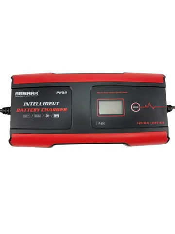 Processor gestuurde acculader 12V/24V 8A