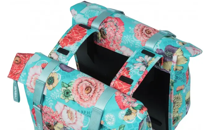 Basil Dubbele Fietstas Bloom Field 35 Liter