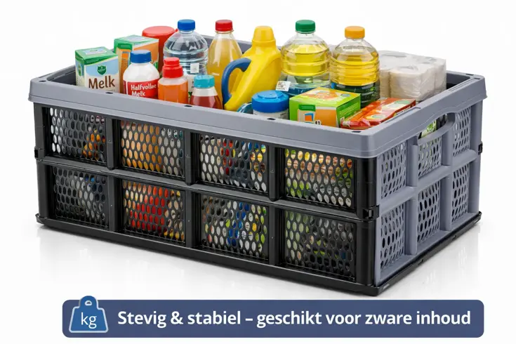 Vouwkrat 32L – Set van 2 Opvouwbare Opbergkratten