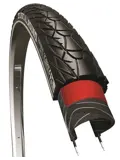 Buitenband Allround 28x1.40 - zwart met reflectie