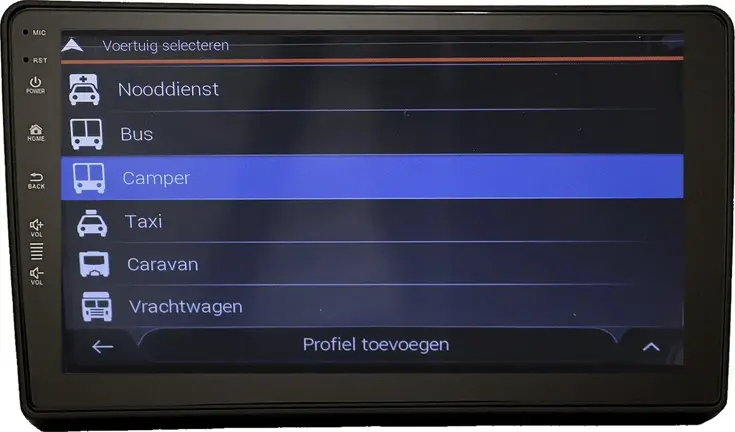 FD-9000 - Campernavigatie - BERGGPS