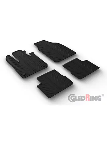 Fiat 500L 7/2017 - Rubbermatten - Gledring