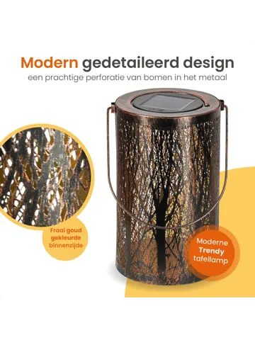 Solar Tafellamp Oasis – 2 Stuks - LED