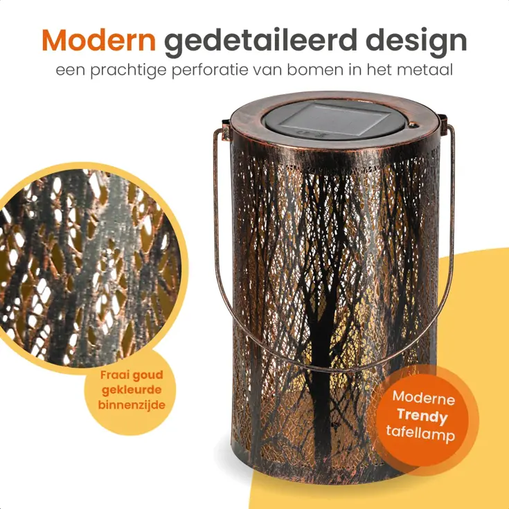 Solar Tafellamp Oasis – 2 Stuks - LED