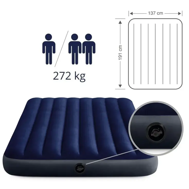 Luchtbed - Intex Classic - 2P - 137x191 cm