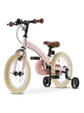 Luxe Kinderfiets 14 inch - 3 in 1 - Loopfiets
