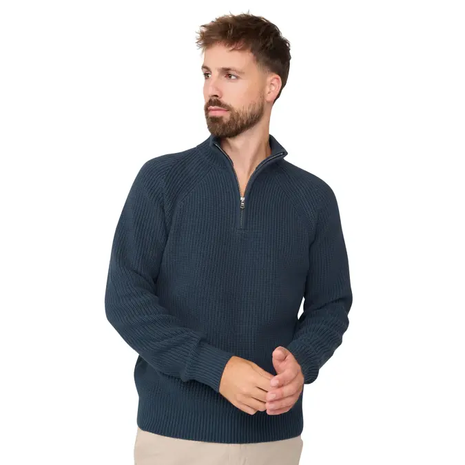 Heren Menthon Zip Pullover  Solution