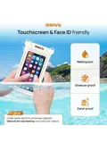 Waterdicht Telefoonhoesje - 6.8" Beige - Drijvend