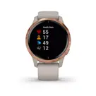 Garmin Venu GPS smartwatch – licht zand