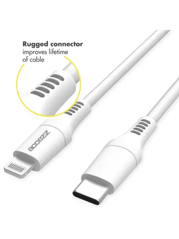 Accezz Lightning naar USB-C kabel 1 meter
