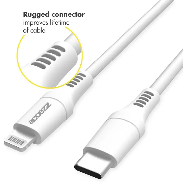 Accezz Lightning naar USB-C kabel 1 meter