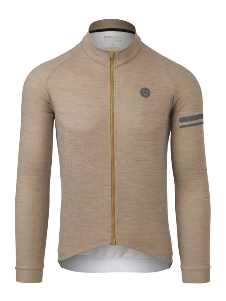 Merino Fietsshirt Lange Mouwen Performance  Heren