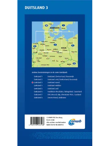 ANWB Wegenkaart Duitsland Noord