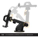 Telefoonhouder Auto Zuignap en Ventilatie