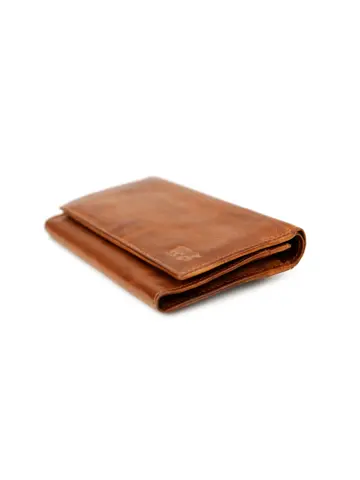 Sweety - XL portemonnee - Leer - Drukknoop