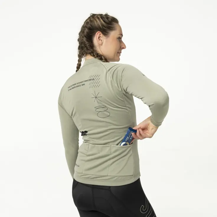 Classic Fietsshirt Lange Mouwen SIX6 Dames